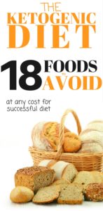 Foods to avoid while on a keto diet